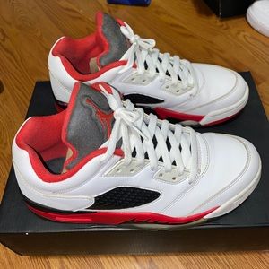 Men’s Nike Air Jordan 5 Low Fire Red 2016